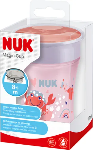 NUK VASO MAGIC CUP 360° 8M X230ML – Pañalera Belyan